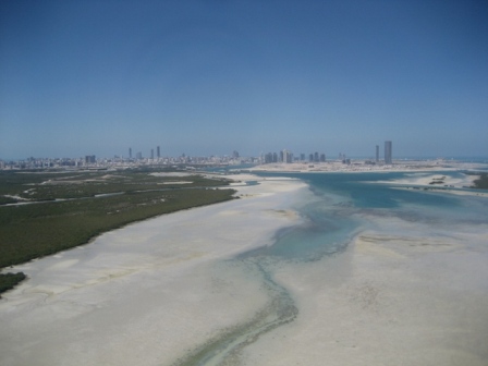 Leaving Abu Dhabi Island
